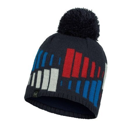 BUFF® Zimní čepice Knitted & Fleece Hat Mitch NIGHT BLUE