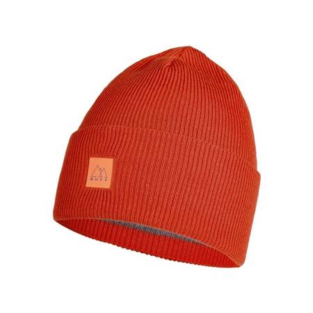 Čepice BUFF® Crossknit Hat SOLID FIRE
