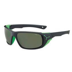 Cébé Sportowe okulary przeciwsłoneczne Jorasses L Matt Anthracite Green 1500 Grey PC Polarized AF Silver Flash Mirror
