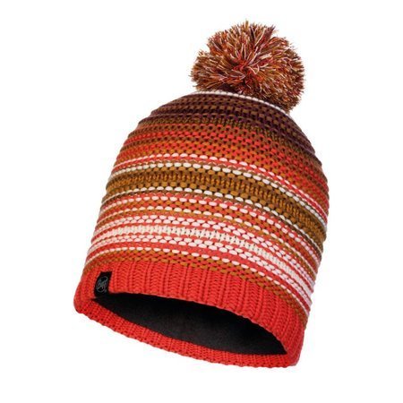 Zimná čiapka BUFF® Knitted & Fleece Hat Neper MAROON