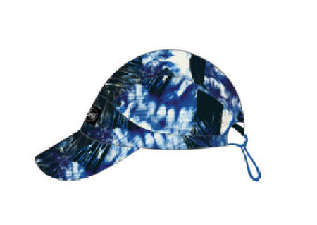 Składana, lekka czapka do biegania BUFF®  PACK SPEED CAP ZAT BLUE