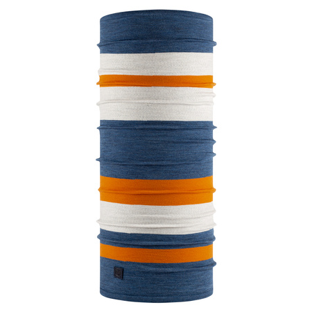 Multifunkční šátek BUFF® Merino Move BLUE STEEL BLUE