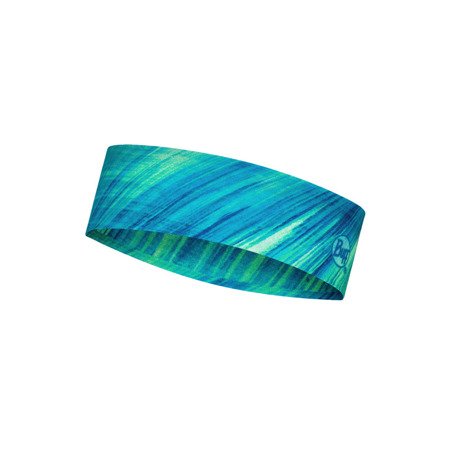 BUFF® Opaska CoolNet UV+ Headband Slim PIXELINE LIME Slim Fit